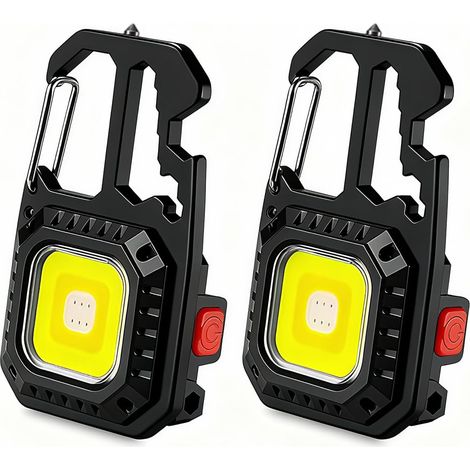 Luz De Emergencia Mini Led - Atracción Magnética - 7 Modos De Iluminación - Recargable Por Usb C - Para Llaves (1/5)