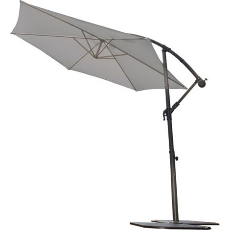 Sonnenschirm Durchmesser 300cm Tragbar Metall Perle - Imagin