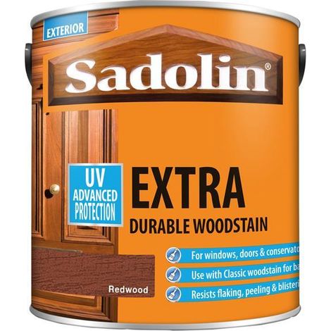 Sadolin Extra Durable Woodstain Redwood 2.5 litre