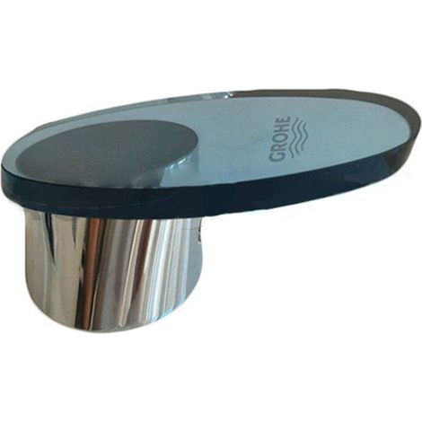 Ricambio leva apertura acqua vasca cromo-vetro azzurrato 46383IM0 per Taron Grohe