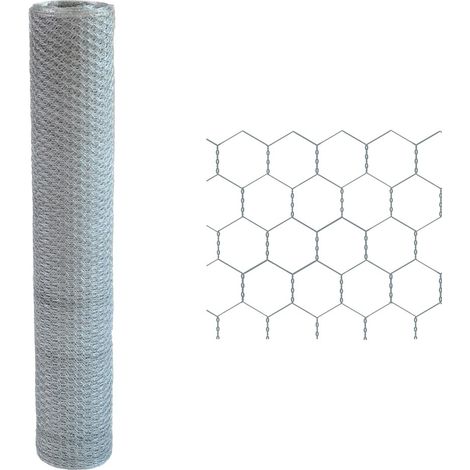 Sidex rotolo rete tripla torsione zincato cm h 60x50 mt maglia 16x2 recinzione