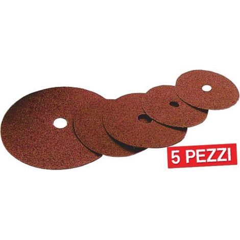 DISCO FIBRATO DISCHI ABRASIVI FLESSIBILI GRANA 24 MM 115 PZ 5 (13612/5)