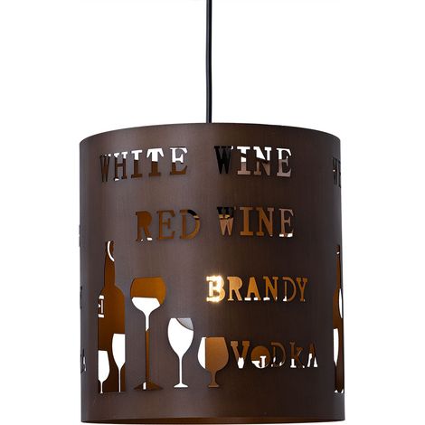 Design a sospensione luce sala da pranzo cucina plafoniera faretto a pendolo cappuccino WOFI 6184.01.58.6250 (1/5)