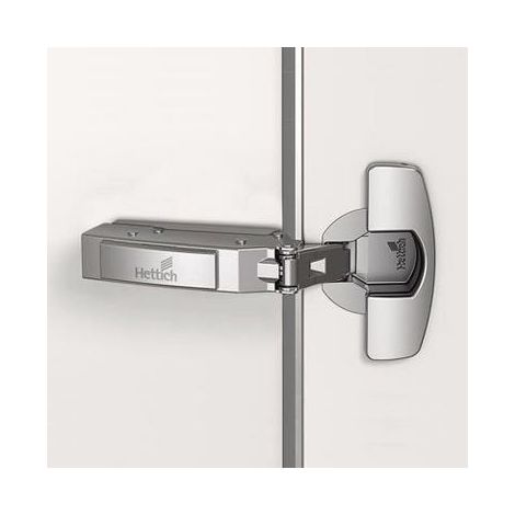 Charnière de porte fine Sensys 8646i TH 52 ici à visser, nickelée HETTICH