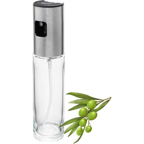 Dispensador en spray de vidrio Rubi de 100 ml para aceite y vinagre. (1/4)