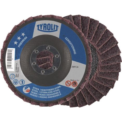 TYROLIT Tyrolit Fächerschleifscheibe Vlies SCM-A 115x22mm grob