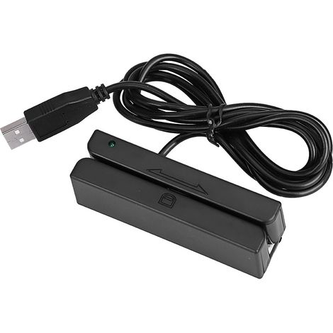 USB MSR90 3-Spur Hi-Co Magnetstreifen-Kreditkartenleser (1/5)
