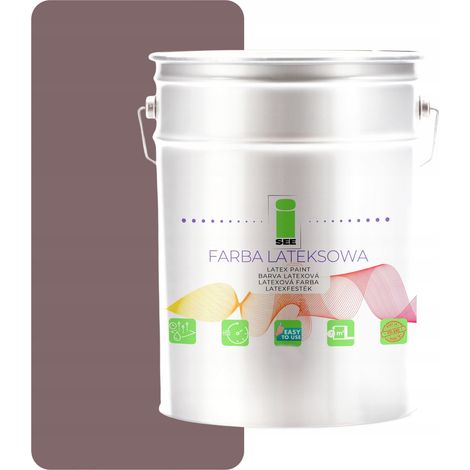Peinture murale latex pour intérieur, brun cendré, 5L, Pologne (1/5)