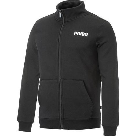 Puma ESS FL Herren-Sweatshirt mit Reißverschluss, schwarz, 84724101 r M