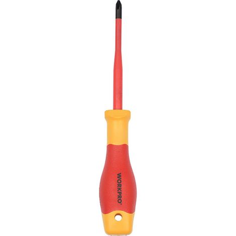 Cacciavite Pozidriv isolato WORKPRO VDE PZ2 x 100 mm (1/2)