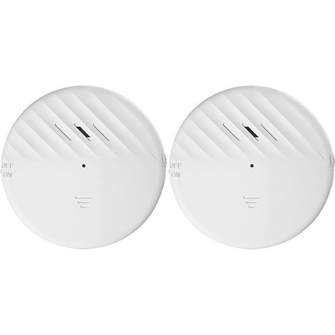 DéTecteurs De Bris De Verre, Alarme De FenêTre avec Alarme De 125 DB, Capteur De Vibration De Vitre Alarme pour Votre Maison, Bureau, Garage, Salle De Dortoir, Ou MêMe RV(2 PièCes)
