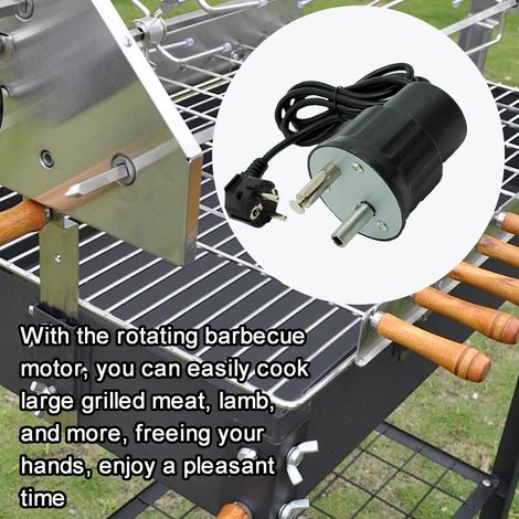 Motore per girarrosto per barbecue, motore per girarrosto elettrico da 220 V, motore per girarrosto per barbecue, motore elettrico per barbecue, motore per grigliate all'aperto (1/4)