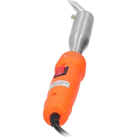 Fer à souder électrique avec panne coudée, interrupteur et poignée résistante à la chaleur, 16 A, prise européenne 220 V. (1/5)