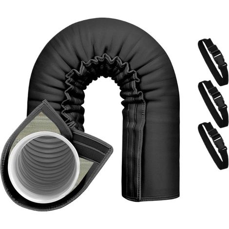 Isolation réglable à trois couches pour conduits de climatisation portables – diamètre 13-15 cm, intérieur/extérieur-AquaForge (1/5)