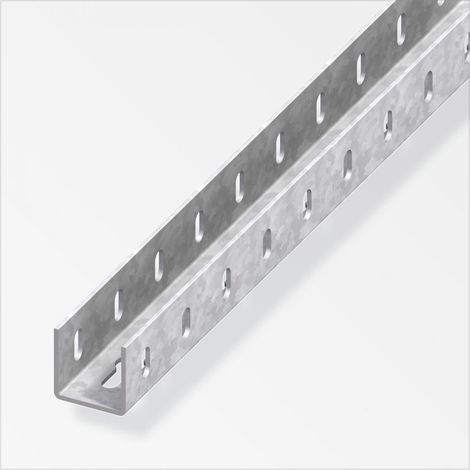 alfer U-Profil 10 x 14 x 1000 mm verzinkt Profil Metallprofil U Schiene (1/2)