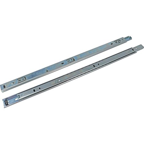 Guide per cassetti a sfera altezza 27 mm. - 350 mm.