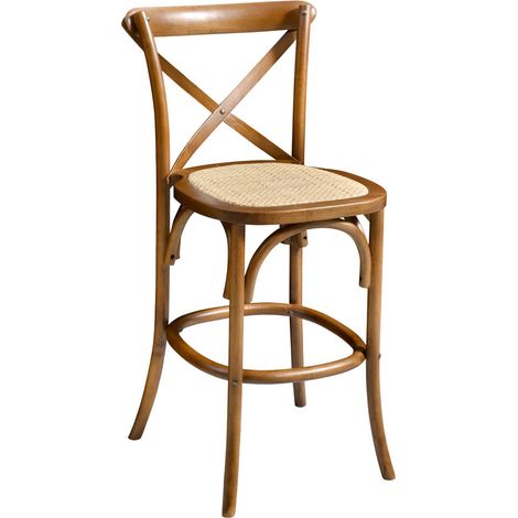 sweeek - Barhocker Bistro Vintage Holz 65cm