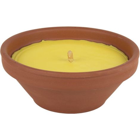vela aromática de citronela recipiente terracota 300 g caja 6 unid. (1/4)