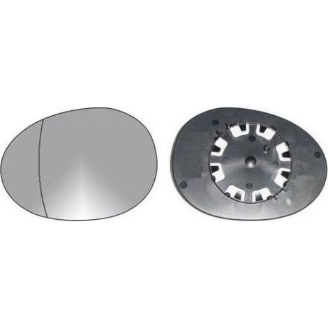 Verre de rétroviseur gauche asphérique Toyota Aygo 2005-2014