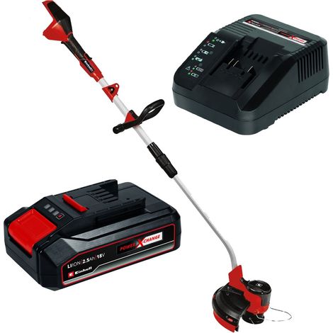 Einhell Power X-Change PXC 18V Cordless Grass Trimmer Strimmer 33cm + 2.5AH Kit (1/5)