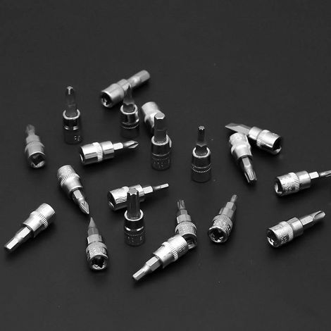 Kit d'outils à main pour mécanicien de 46 pièces avec étui, clé 24 dents, cliquet multifonction, jeu de douilles pour la réparation automobile (1/5)