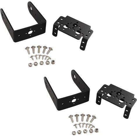 BUNTHAUS Lot de 2 Support servo moteur, support multifonction Servomoteur la tête de direction Kit de montage for 995 996R (1/4)