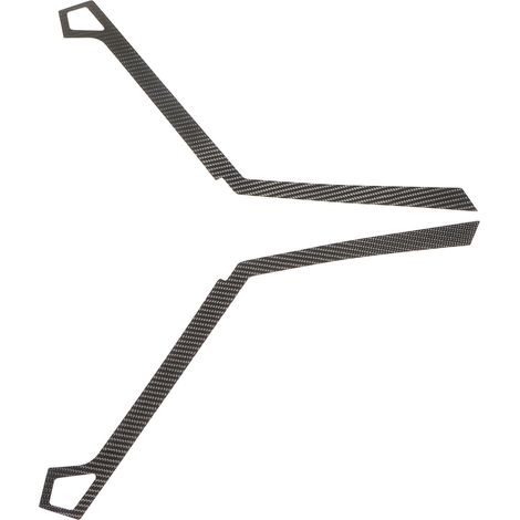 Cache de feu arrière en fibre de carbone, autocollant décoratif, panneau de remplacement pour Polaris RZR PRO XP 2021 et modèles ultérieurs (1/5)