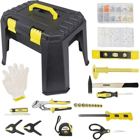 Juego de herramientas de 48 piezas, perfecto para trabajos de reparación eléctrica y general