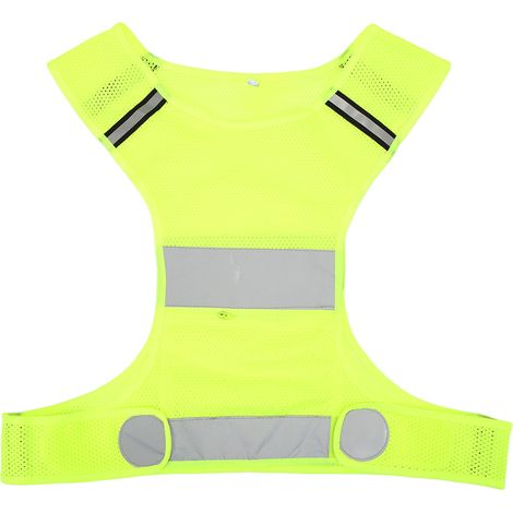 Veste de sécurité réfléchissante haute visibilité respirante et séchage rapide pour course et travail taille XL (1/5)