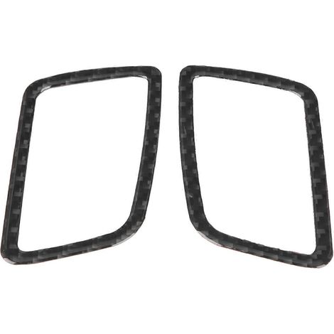 2 pièces de garniture adhésive pour cache-aérateur de tableau de bord en fibre de carbone, compatible avec Honda CRV CRV 2016-2019 (1/4)