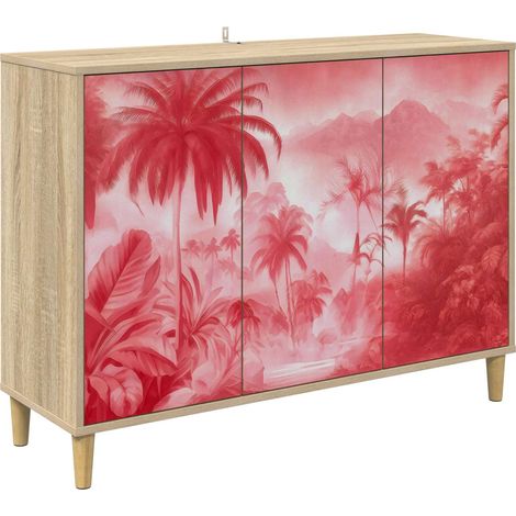 Sideboard AACHEN Sonoma 102 x 33 x 75 cm Holzwerkstoff vidaXL