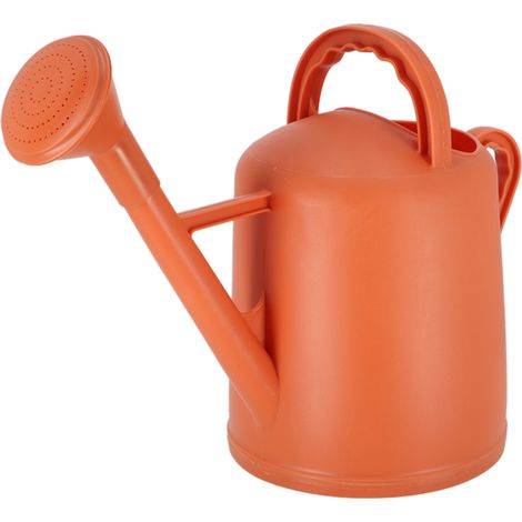 Grand arrosoir en plastique -10L - Orange (1/5)