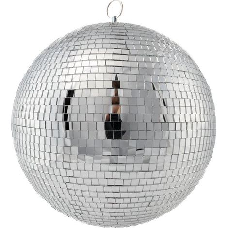 Boule disco Ø 30 cm Moyenne - Boule disco argentée avec petits miroirs 10 x 10 mm - Sphère boule à facettes - Décoration de chambre d'enfant, lampe disco, thème espace, planète, festival (1/4)