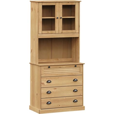 Maison Exclusive - Credenza VIGO 80x40x176 cm in Legno Massello di Pino