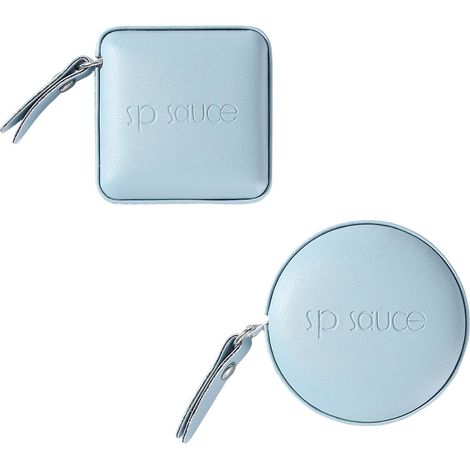 2 Pièces, Ruban à Mesurer Corps, Mètre Ruban Rétractable Double Face Souple 150cm pour Couture Taille du Corps Tour de Poitrine Tour de Tête Mesure de Longueur. (bleu) (1/5)