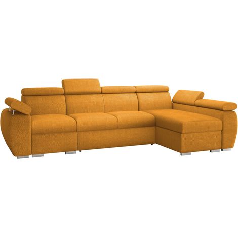 Sofá rinconero Columbus 227, Derecha, Función de descanso, Almacenaje, 320x170x85cm, 0