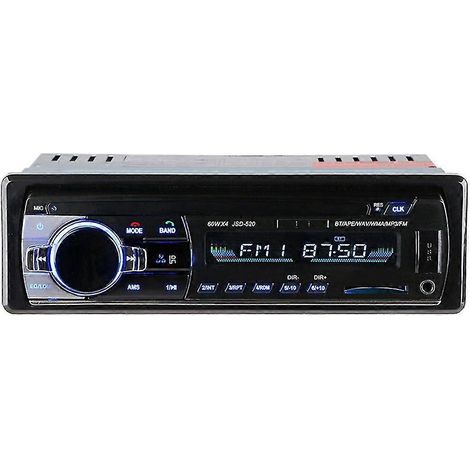 Autoradio 1 DIN avec lecteur DVD/CD/MP3, USB, SD/FM/AUX-IN et écran LCD intégré. (1/3)