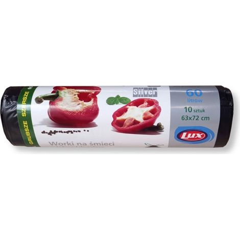 Müllsäcke 60L mit LD-Klebeband, 10 Stück