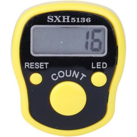 Compteur Électronique - LCD 5 Chiffres - Haute Sensibilité - Reset Bouton - Alimentation AG10 - 3,8 x 3 x 1,6 cm - 1 Pièce (1/4)