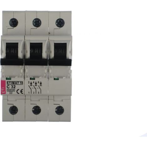 Interruttore automatico 3P C 32A 10kA AC ETIMAT10 002135719