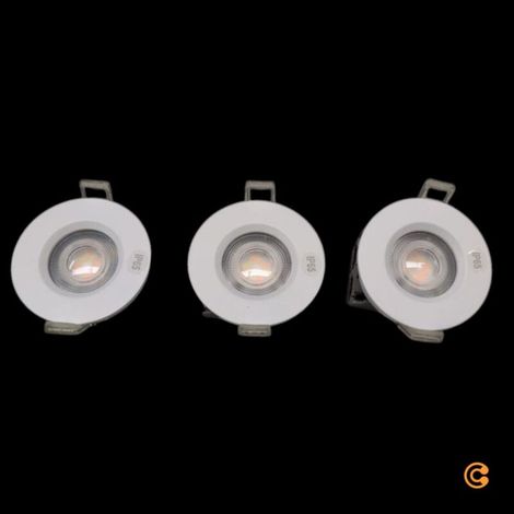 [NEUWERTIG] B-Ware Nordlux LED Einbauleuchte Don Smart 3er Set Downlight dimmbar IP65 weiß 8,5cm (1/2)