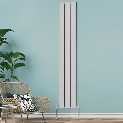 Heatwave Salcombe White Vertical Aluminium Radiator 1800mm (H) x 305mm (W)
