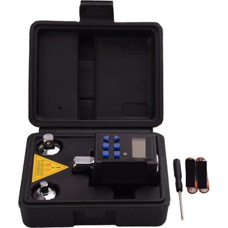Digitaler Drehmomentschlüssel, elektronischer Drehmomentschlüsseladapter mit Digitalanzeige, Drehmomentmesser 0,3–340 Nm mit Hintergrundbeleuchtung, hohe Präzision (TQA2-200)