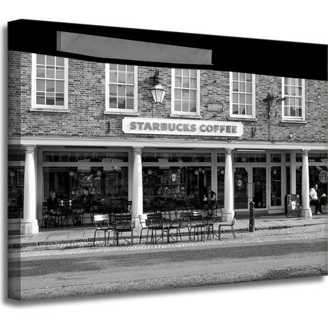Stampa su tela "Starbucks Architecture" 40x30 cm