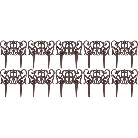 Bordurette en fonte Elegance Lot de 10 (1/4)