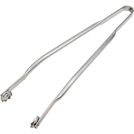 Pince Barbecue INOX à roulettes - 30cm - pour Cuisine, Barbecue et plancha - Qualité Professionnelle - Fabriqué en France