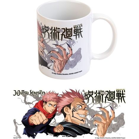 Jujutsu Kaisen Tasse 350 ml mit Yuji- und Sukuna-Design (1/4)