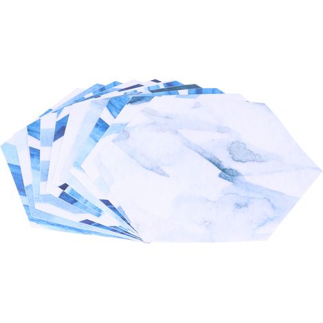 Autocollant de sol hexagonal en PVC, antidérapant, imitation carrelage 3D, pour la maison (1/5)
