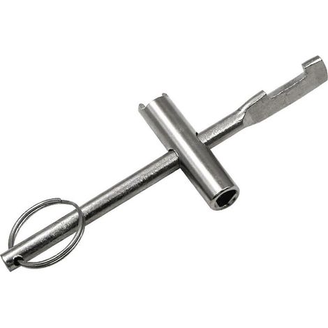 Interrupteur marche/arrêt universel pour compteur d'eau, clé pour vanne d'arrêt d'eau, pour ouverture (1/5)
