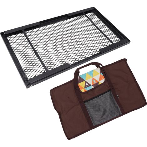 Grille de camp pliable légère, peinture haute température, étanche, chauffe uniformément, barbecue extérieur avec pieds repliables (1/5)
